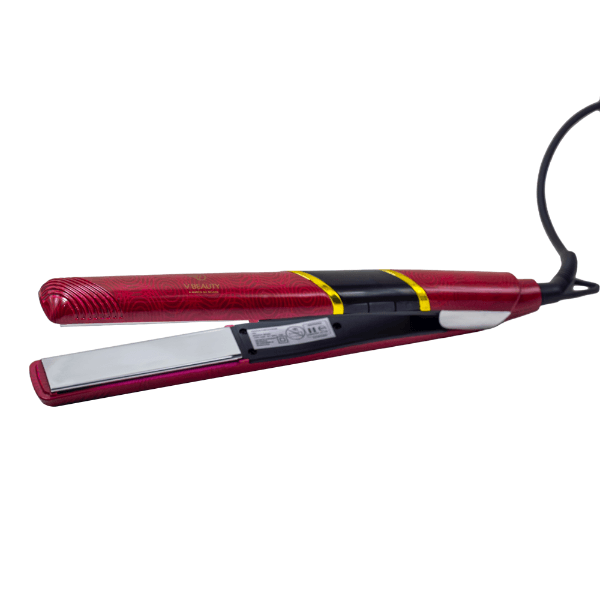 Chapinha para Cabelo VBeauty Pure Titanium Pro Vb7002 75W 100ºC -230ºC Bivolt Vermelho/Preto