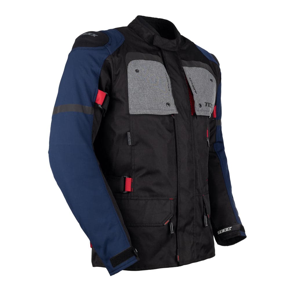 Jaqueta Texx Armor Preto Azul Vermelho Cinza / Xl
