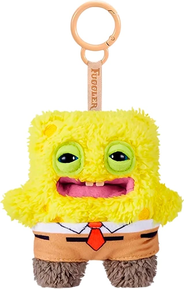 Chaveiro Pelúcia Spin Master Fuggler SpongeBob Bob Esponja