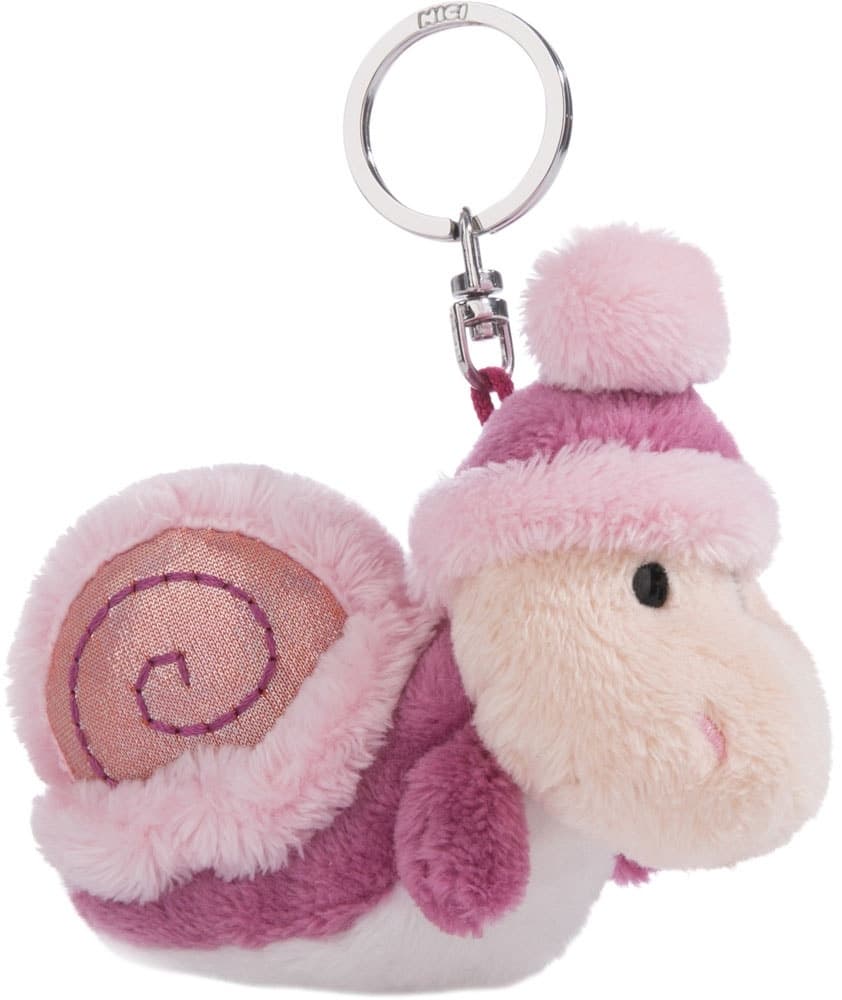 Chaveiro Pelúcia Nici Caracol Rosa 49303