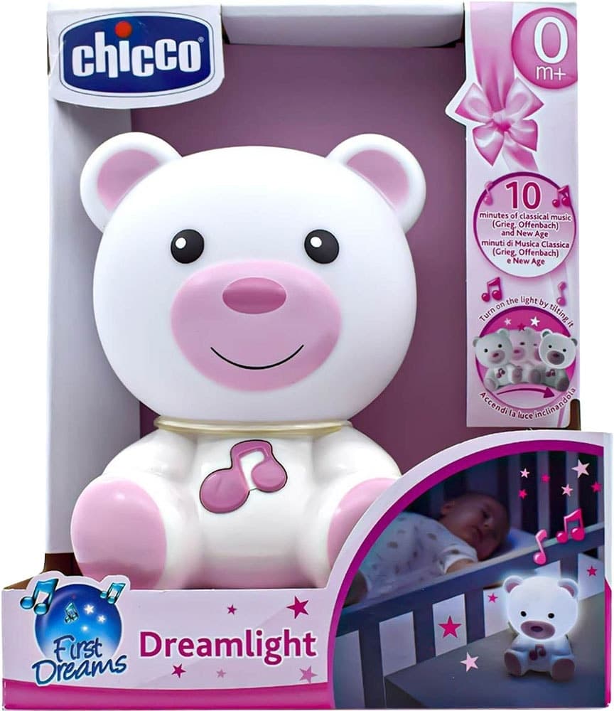 Babá Eletrônica Chicco Dreamlight First Dream Rosa