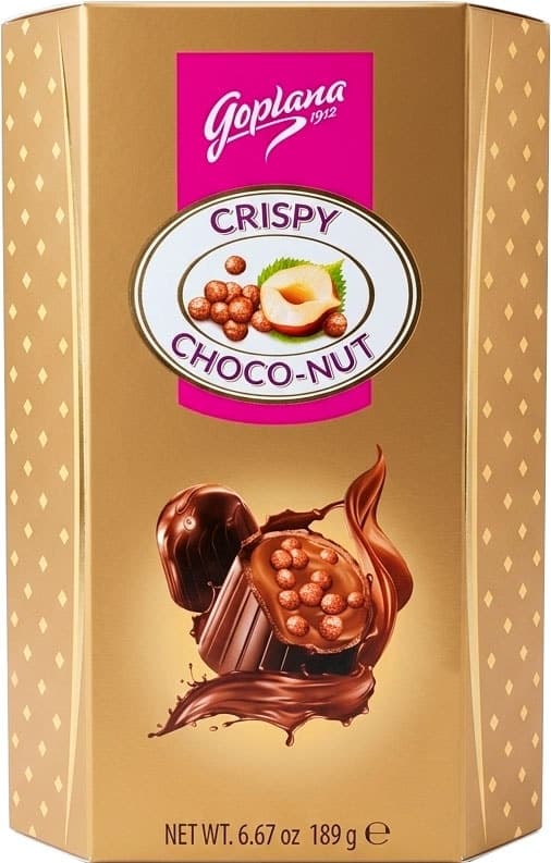 Chocolate Goplana Crispy Choco Nut - 189G