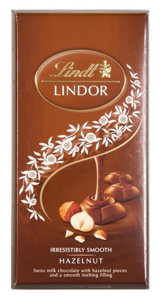 Chocolate Lindt Lindor Avelã 100G