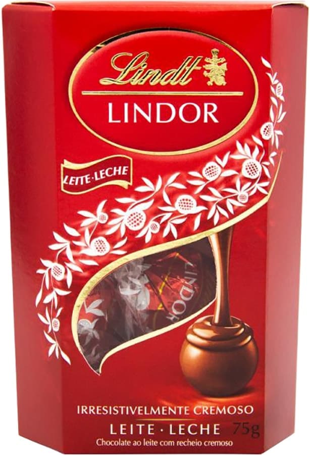 Chocolate Ao Leite Lindt Lindor 75G
