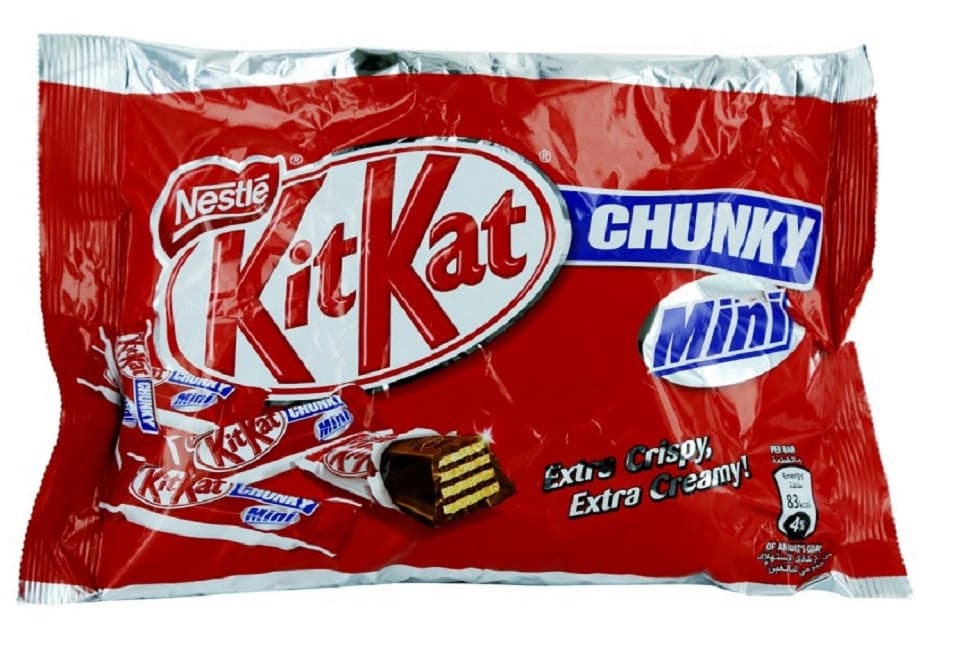 Chocolate Nestle KitKat Chunky Mini 250G