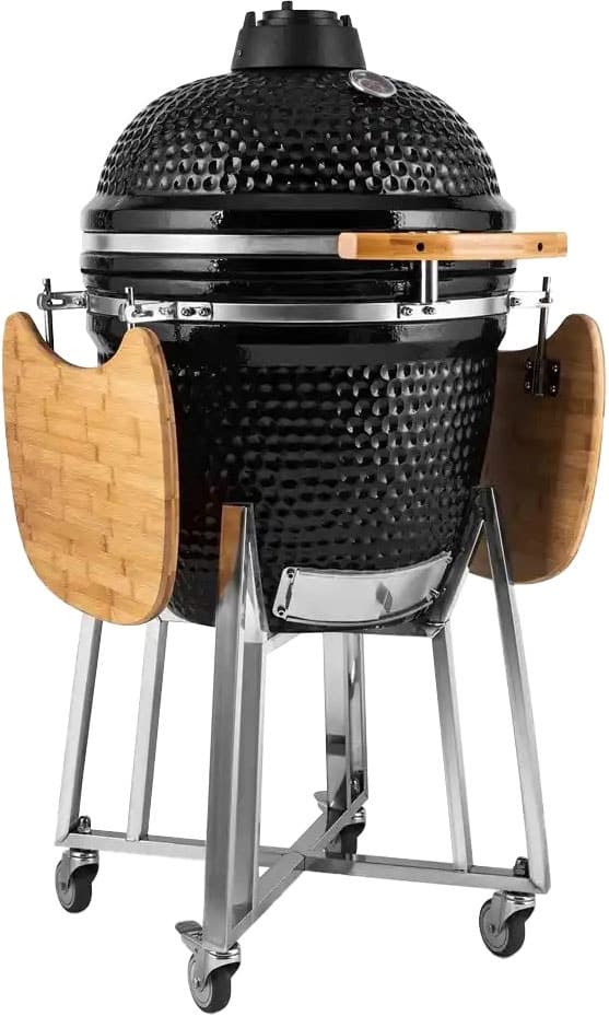 Churrasqueira de Cerâmica Auplex Kamado Ceramic Grill 21" Preto