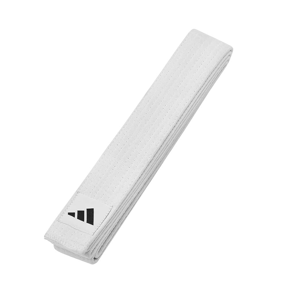 Cinto de Karatê Infantil Adidas 40MM Branco