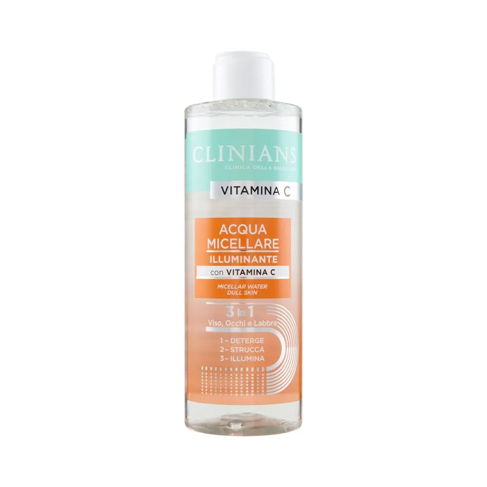 Maquiagem Clinians Agua Micelar Illuminate Vitamina C 3En1 400ml