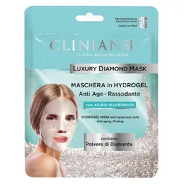 Máscara Clinians Luxury Diamond Antirrugas 24G Ácido Hialurônico