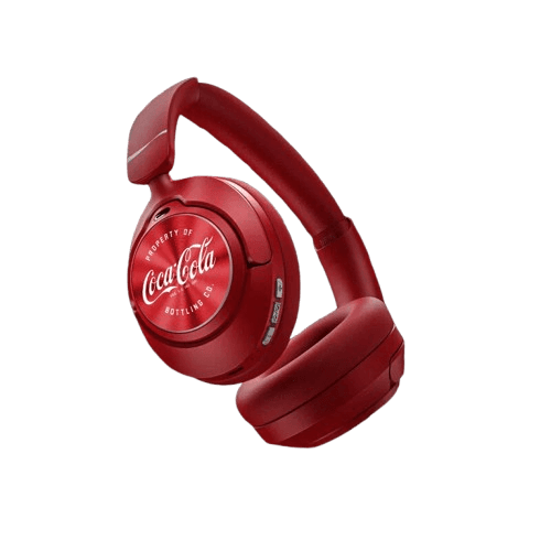 Fones de Ouvido Coca Cola Auricular T07 Bluetooth Red