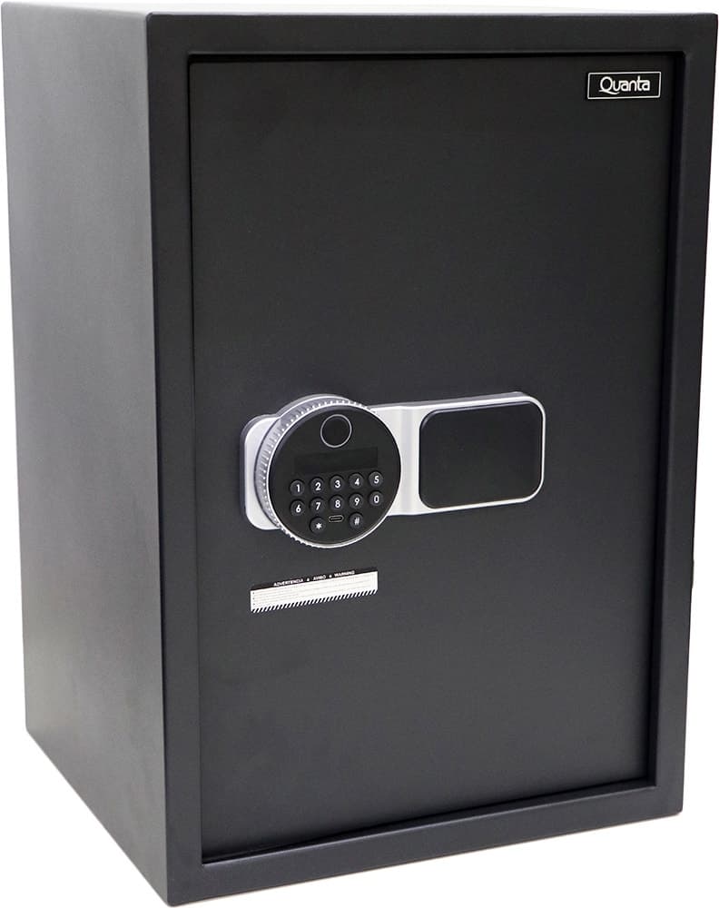 Cofre de Segurança Digital Quanta Qtcfb43 Biométrico 43L Preto