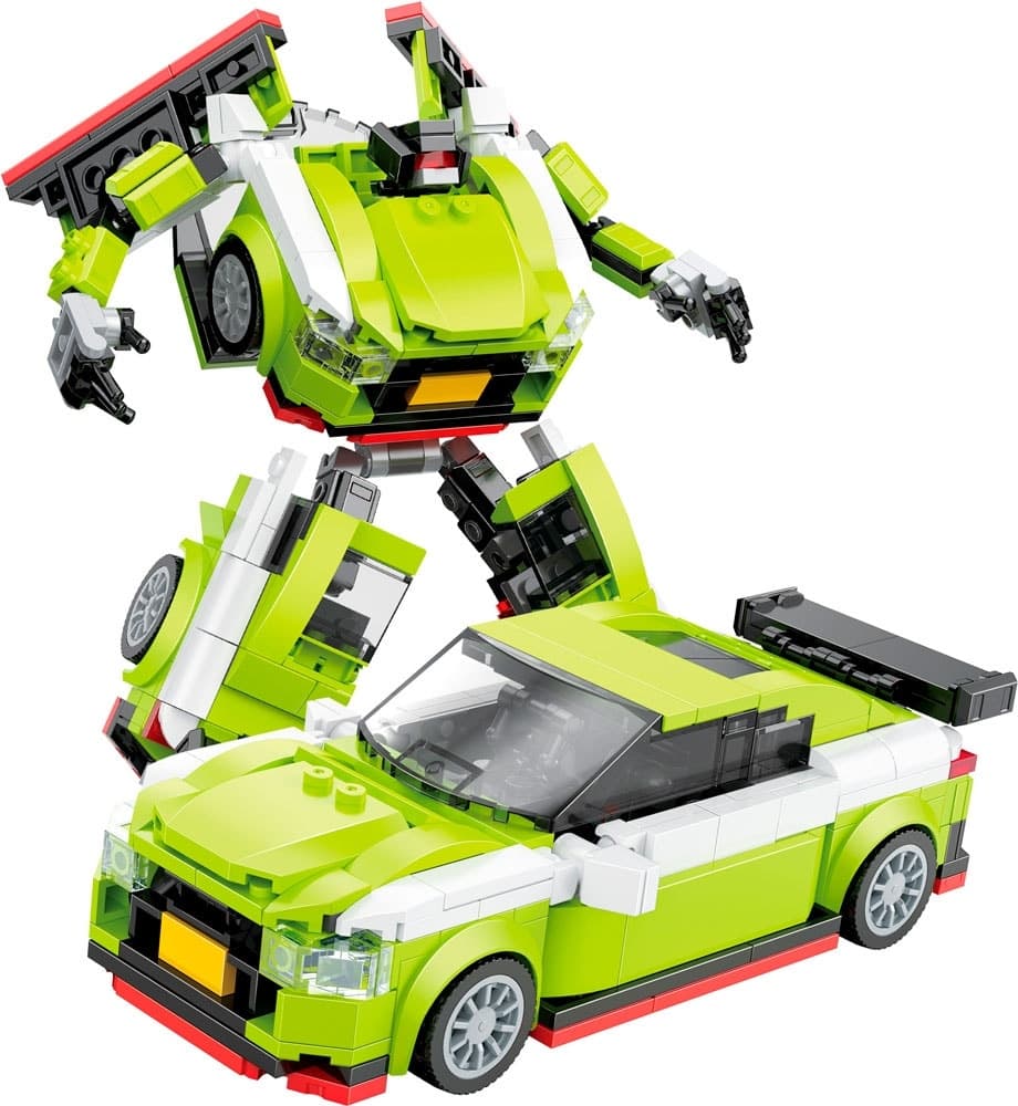 Blocos de Montar Cogo Transformax 2 Em 1 Neo Warriors - 4896 (384 Peças)