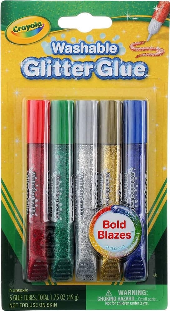 Cola Glitter Lavável Crayola 69-3522 (5 Unidades)