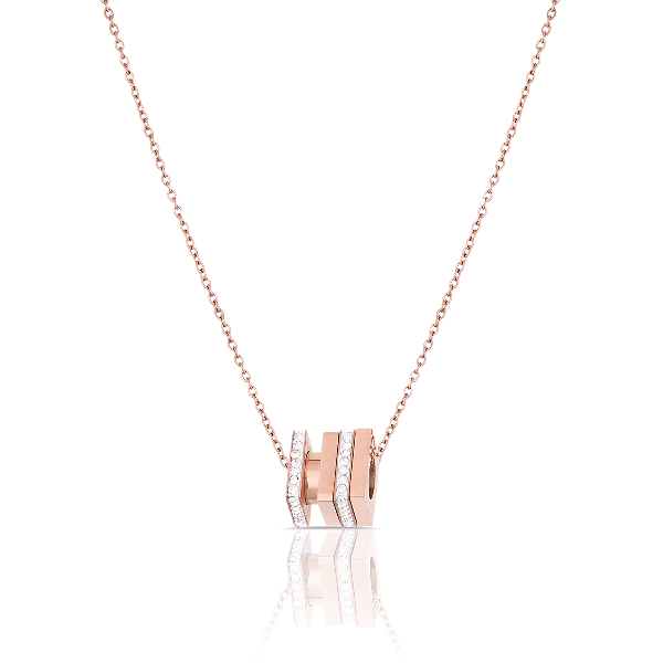 Colar Feminino Daniel Klein Dkj.2.4003-3 Rose Gold