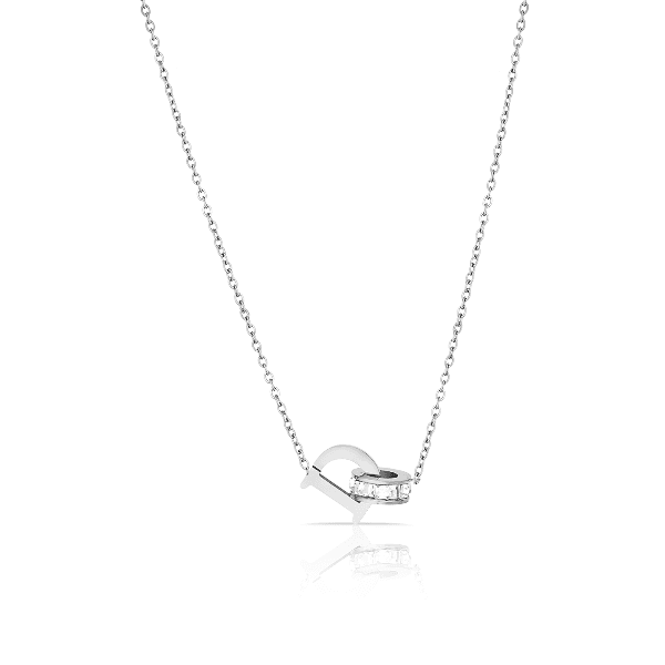 Colar Feminino Daniel Klein Dkj.2.4004-1 Prateado