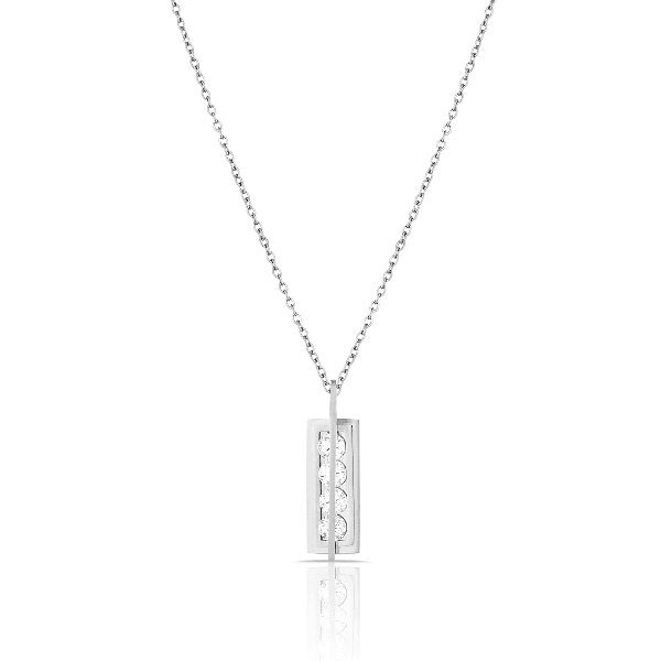 Colar Feminino Daniel Klein Dkj.2.4006-1 Prata