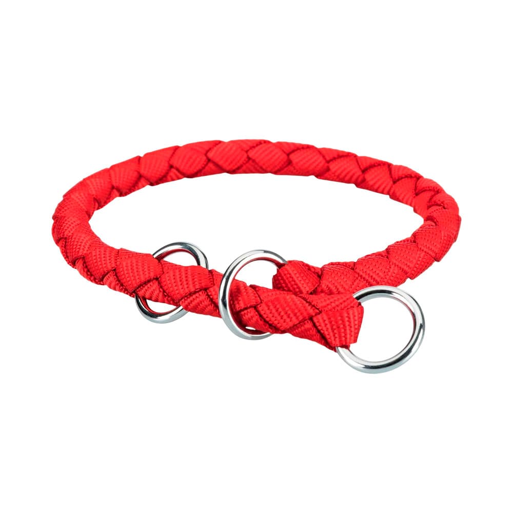 Coleira para Cachorro Trixie Premium Cavo M 39-45CM Vermelha