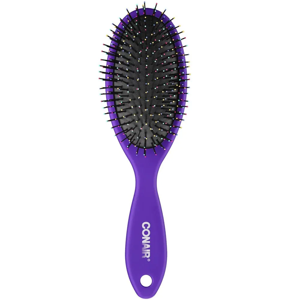 Escova de Cabelo Conair Gently Detangle Lilás/Preto 95366
