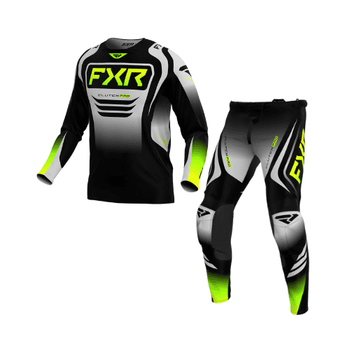 Conjunto Fxr Clutch Pro Cinza/Céu/Laranja Tamanho Xl