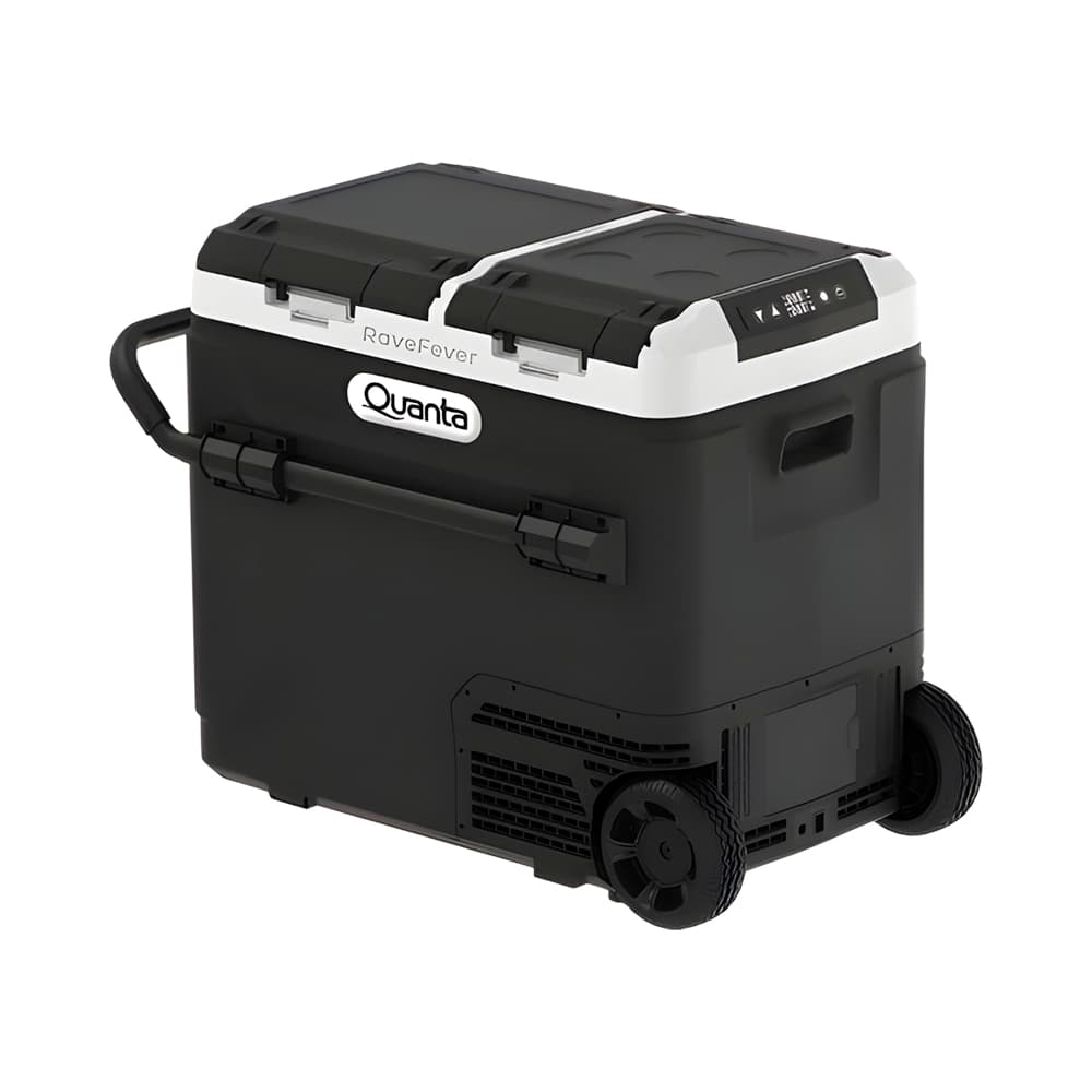 Conservadora Dual Portátil Quanta Ravefever Qtcdb60 60L Bivolt Preta