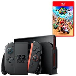 Console Nintendo Switch 2 256GB - Preto + Jogo Mario Kart World (BEE-S-KB6EA)