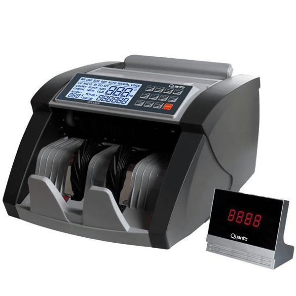 Contadora de Dinheiro Quanta Qtcdd20 para 300 Notas 110V Cinza