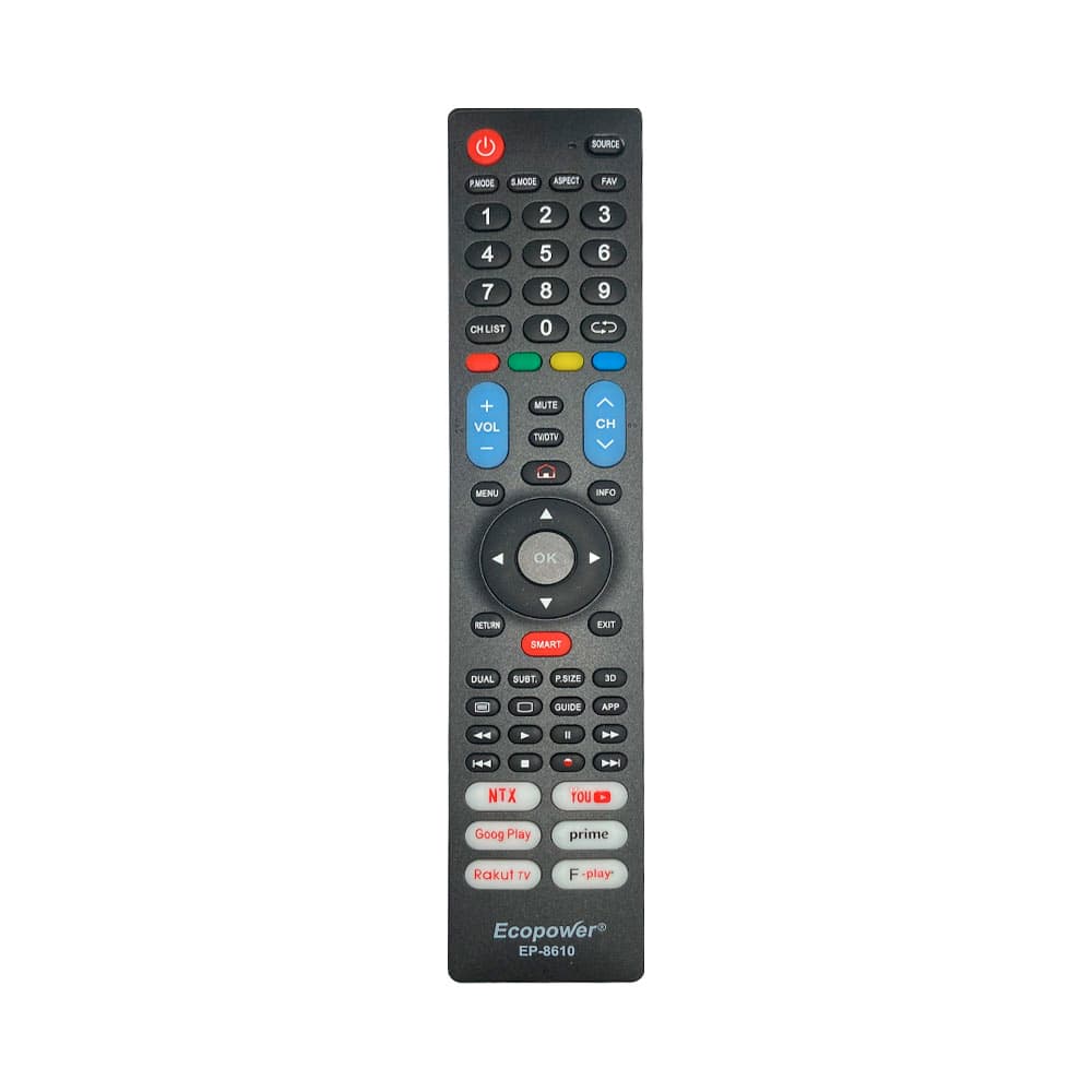 Controle Universal para Televisão Ecopower Ep-8610