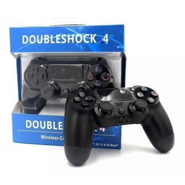 Controle Sem Fio para Ps4 Recarregável Dual Shock Wireless Replica - Preto