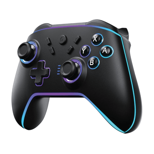 Controle Gamer Sem Fio Geral Gm Ii Sn2208 RGB LED Bluetooth Preto