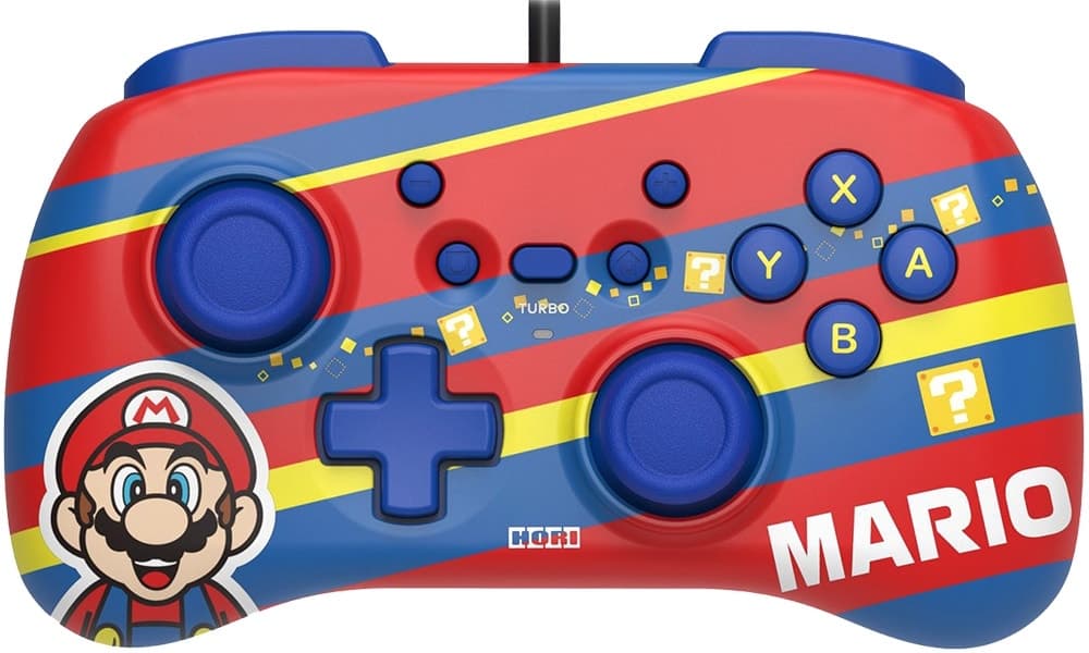 Controle com Fio Hori Horipad Mini Super Mario