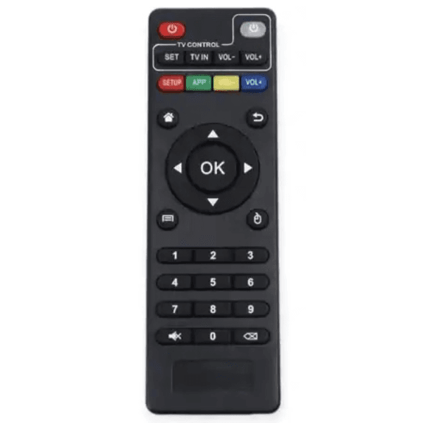 Controle Remoto para Receptor TV Box Universal - Preto