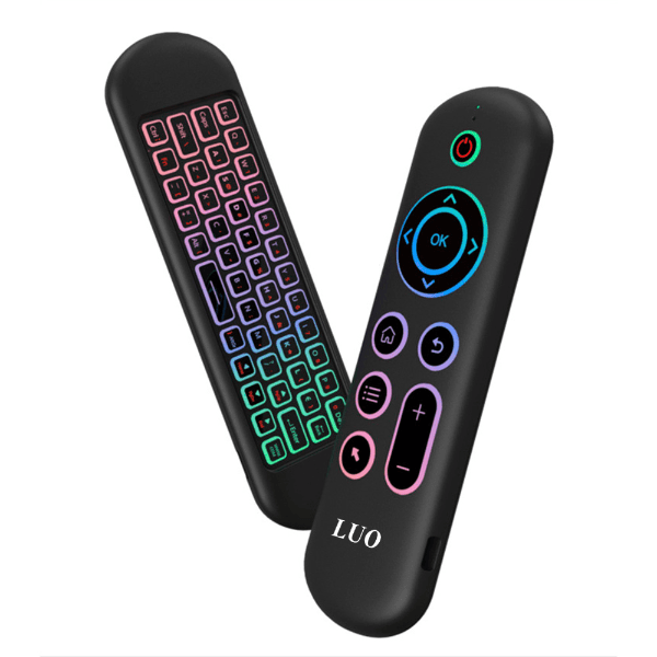 Controle Remoto Universal Luo Lu-I13 Air Mouse Teclado Bluetooth 5.0 2.4Ghz - Preto