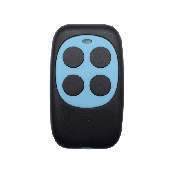 Controle Remoto Wireless 4Life Modelo B Rf433 com 4 Botões para Portão Duplicador Copiador Alarme Azul/Preto