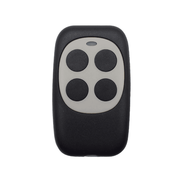Controle Remoto Wireless 4Life Modelo B Rf433 com 4 Botões para Portão Duplicador Copiador Alarme Cinza/Preto