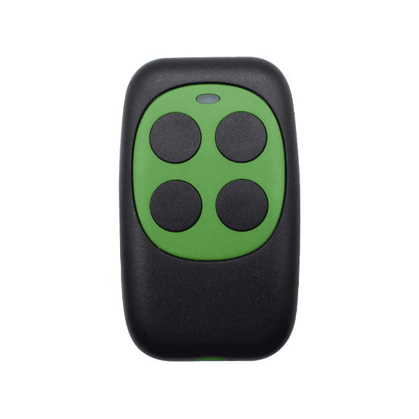 Controle Remoto Wireless 4Life Modelo B Rf433 com 4 Botões para Portão Duplicador Copiador Alarme Verde/Preto