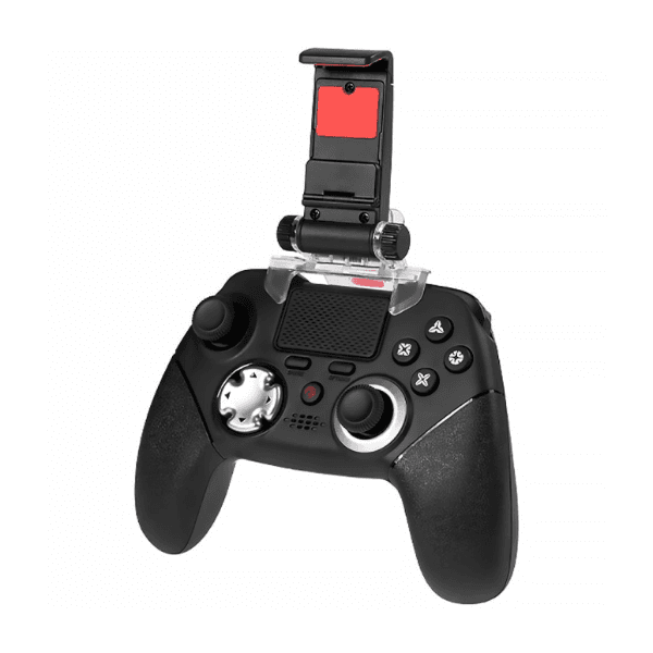 Controle Sem Fio Bluetooth Krab Legend Kbpc10 para Android, iOS, Pc, Ps3 e Ps4 - Preto / Prata