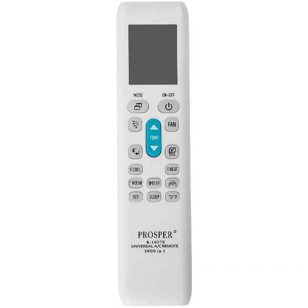 Controle Universal para Ar Condicionado Prosper K-1027E Branco