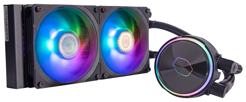 Cooler para Cpu Cooler Master MasterLiquid Pl240 Flux Preto Intel/AMD