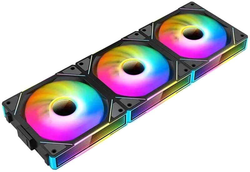 Kit 3 Em 1 Cooler para Gabinete Teucer Jm-1 Argb Preto