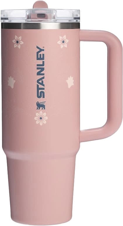 Copo Térmico Stanley Quencher Protour Tumbler 887mL Pink Dusk Stitch