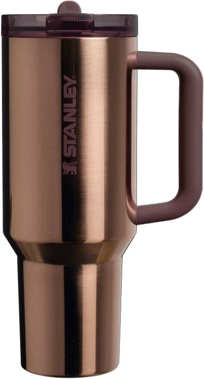 Copo Térmico Stanley Quencher Protour Tumbler 1.18L Polished Rose Gold