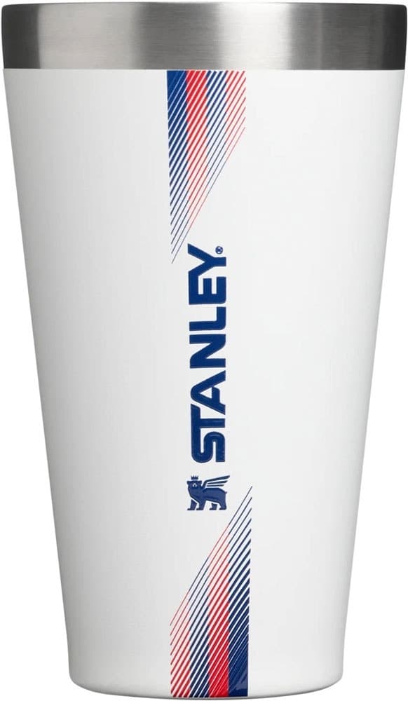 Copo Térmico Stanley The Stacking Pint 473mL Team White Dark Blue