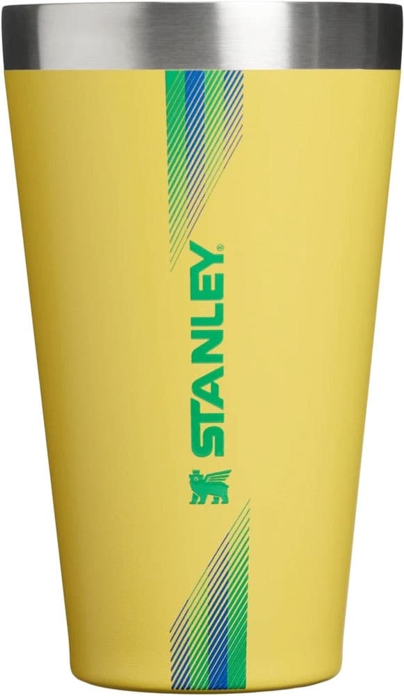 Copo Térmico Stanley The Stacking Pint 473ml Team Yellow Green