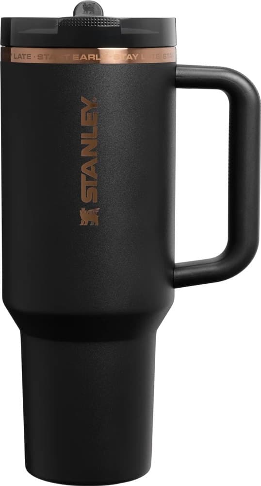 Copo Térmico Stanley Quencher Protour 1.18L Preto/Dourado