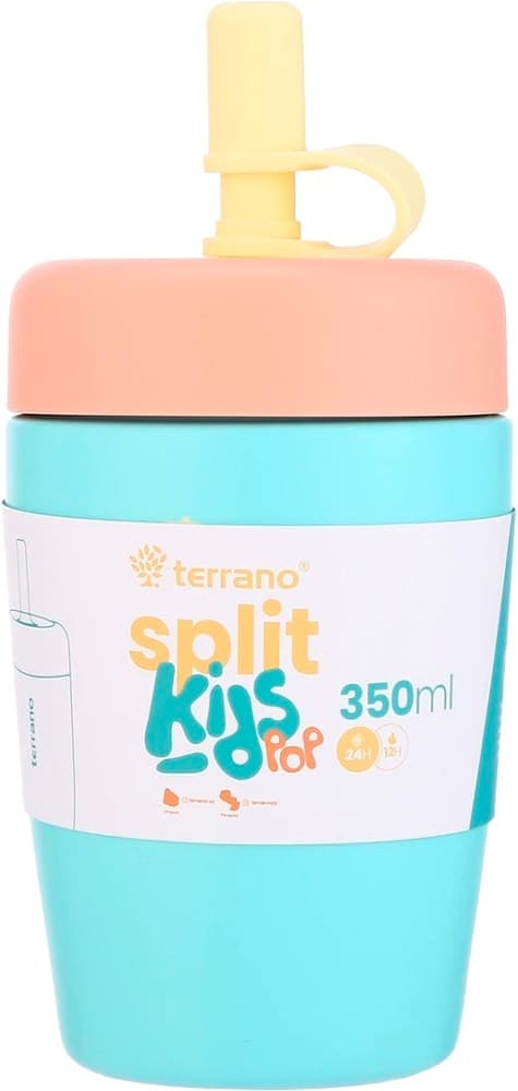 Copo Térmico Terrano Split 350mL Azul Céu