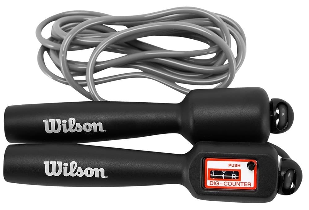 Corda de Pular Wilson com Contador SC0CO Preto/Cinza