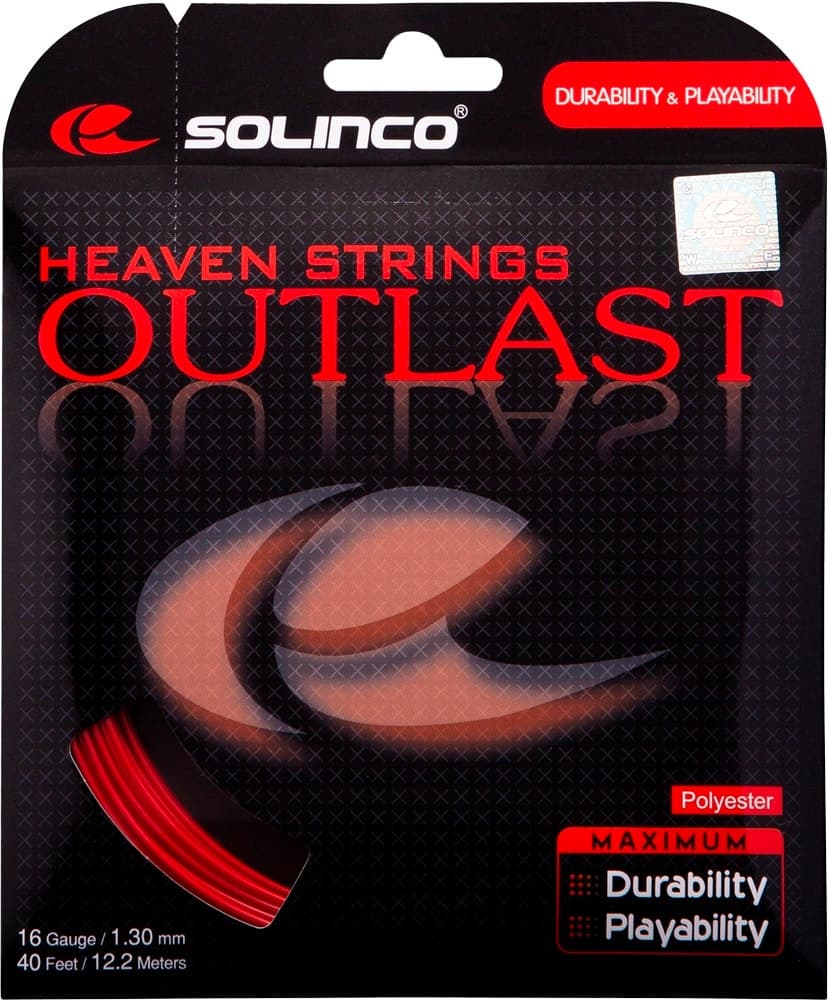 Corda de Tênis Solinco Heaven Strings Outlast Vermelho