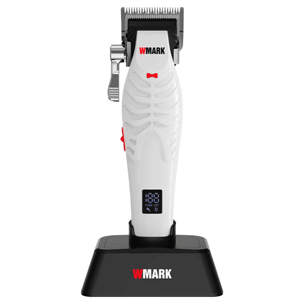 Cortador de Cabelo Wmark Ng-8011 2 Em 1 8500Rpm 3000Mah com Acessórios Recarregável Branco