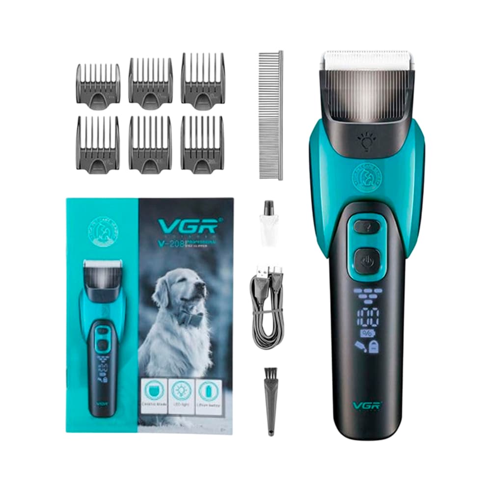 Cortador de Pelo Inalámbrico para Mascota Voyager Vgr V-208 Bivolt