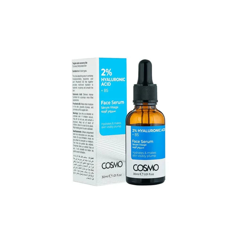 Sérum Facial Cosmo 2% Ácido Hialurónico + B5 30ml